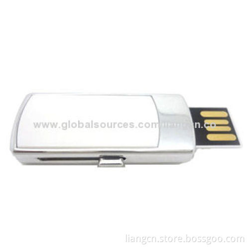 Push-pull metal USB flash drive